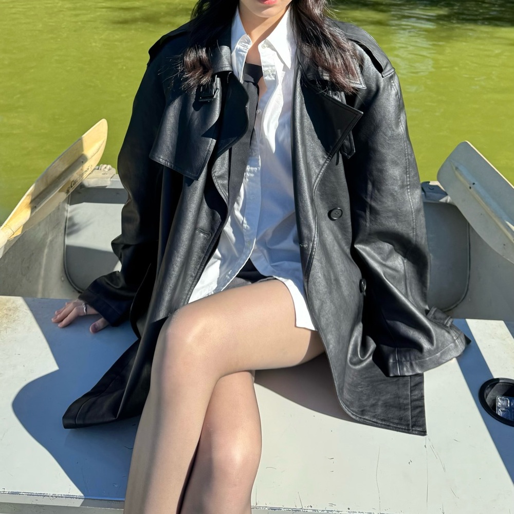 Black Leather Women's Jacket
